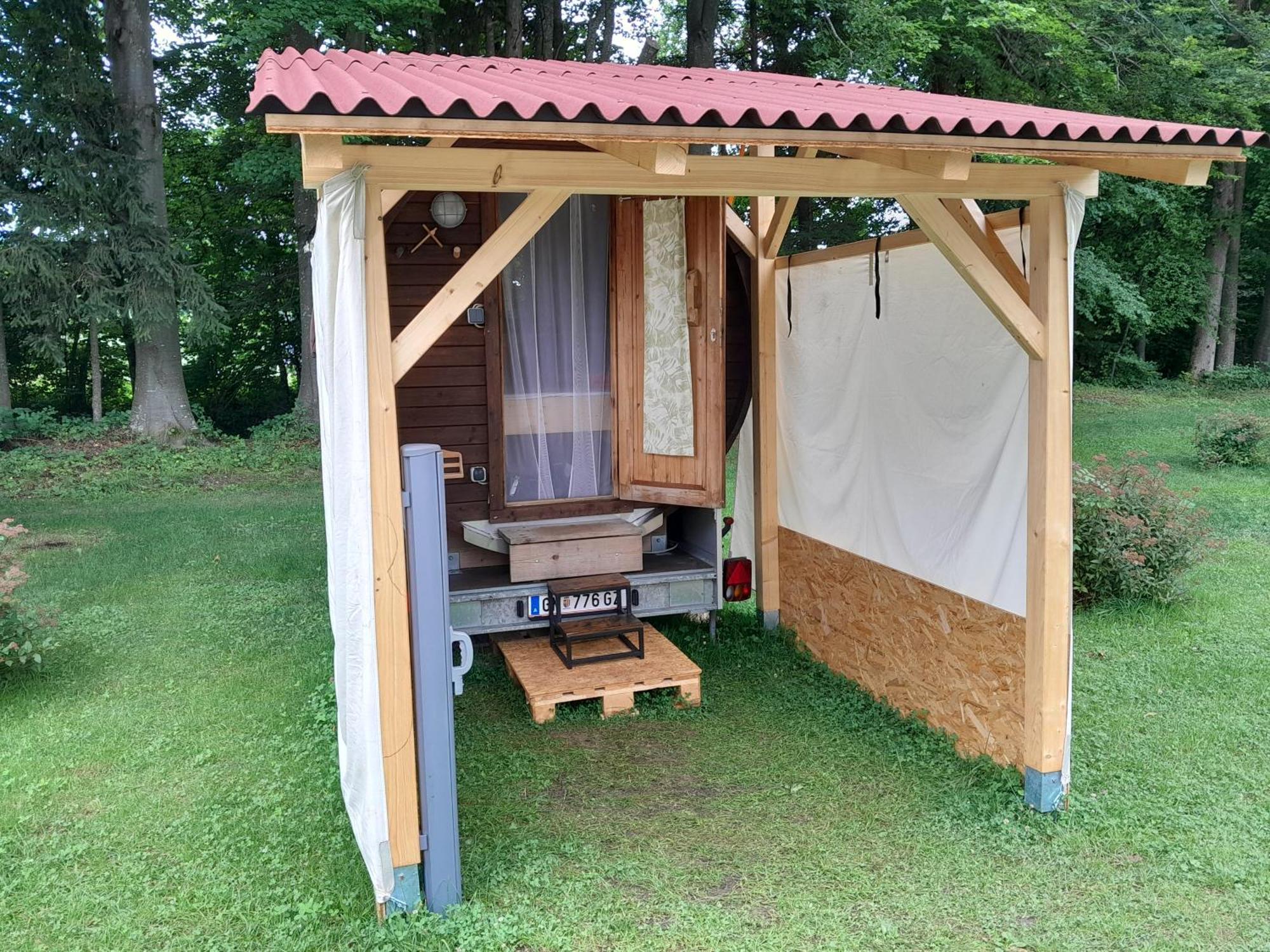 Campingfass Almtal Scharnstein Bagian luar foto